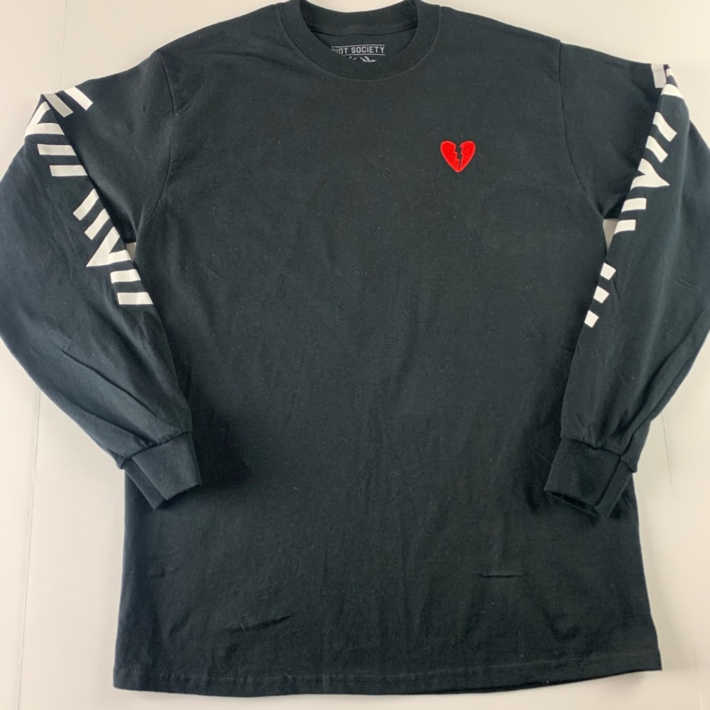 Riot Society Broken Heart Long Sleeve Shirt